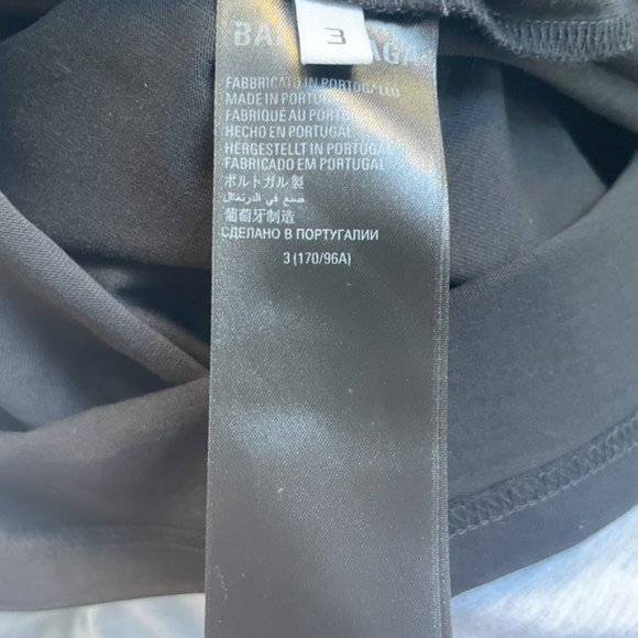 Balenciaga x Adidas Black Logo Tee - Picture 5 of 5